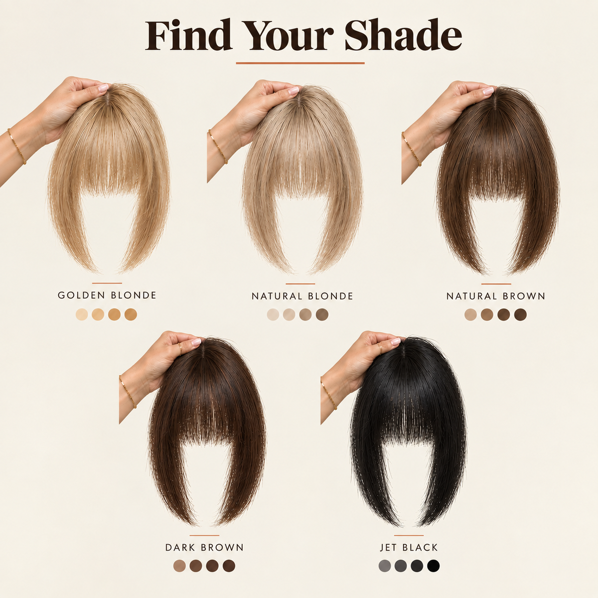 Classic Clip-In Faux Fringe