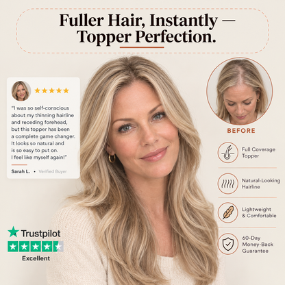 Premium Clip-In Crown Topper