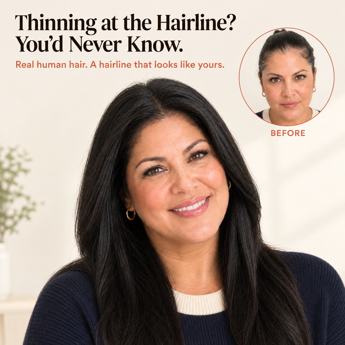 SHRENE™ Hairline Toppers