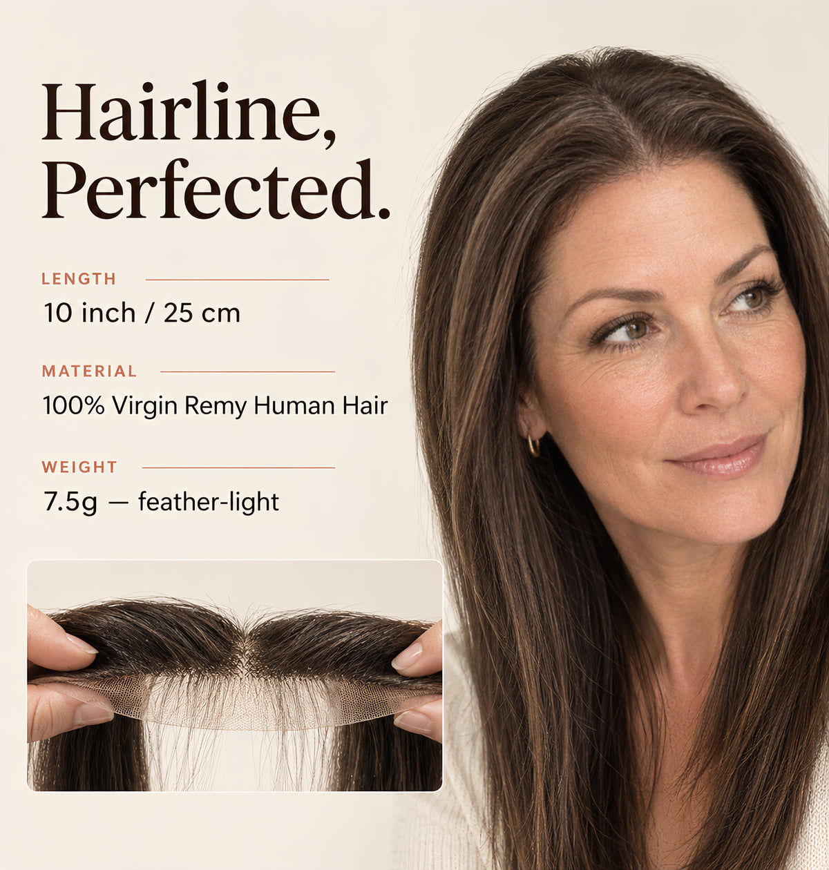 SHRENE™ Hairline Toppers